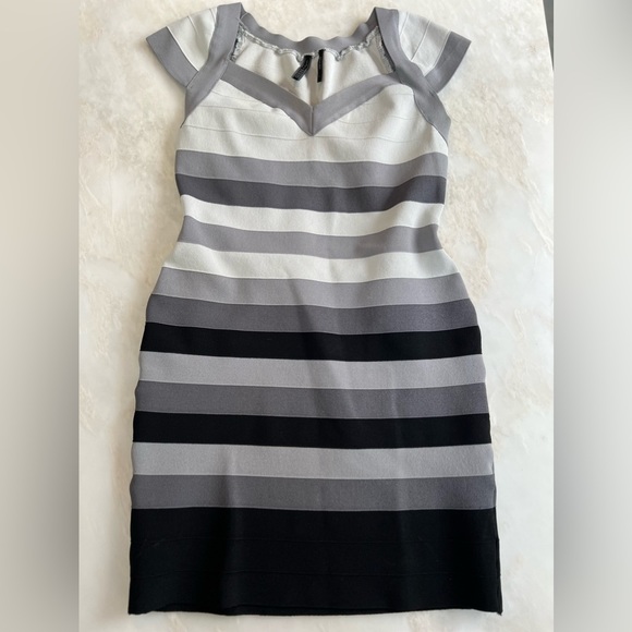 Guess Body-con Dress Gray - Picture 1 of 3